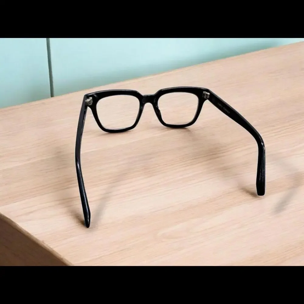Warby Parker Eyeglasses Frame Winston 100 Black Mens Womens 49[]19 140 #4803 - Picture 3 of 5